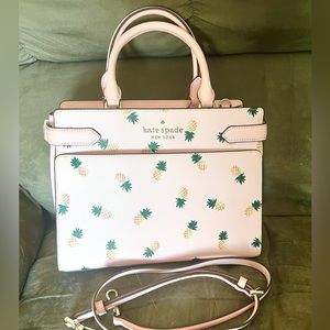 Authenic Kate Spade Pineapple Handbag, NWOT